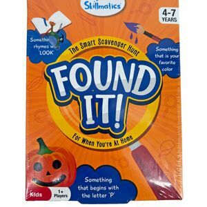 Skillmatics FOUND IT! Board Game Smart Scavenger Hunt Card Game Kids 4-7 NEW